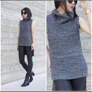 Banana Republic Cowl Neck High Low Tunic Sweater